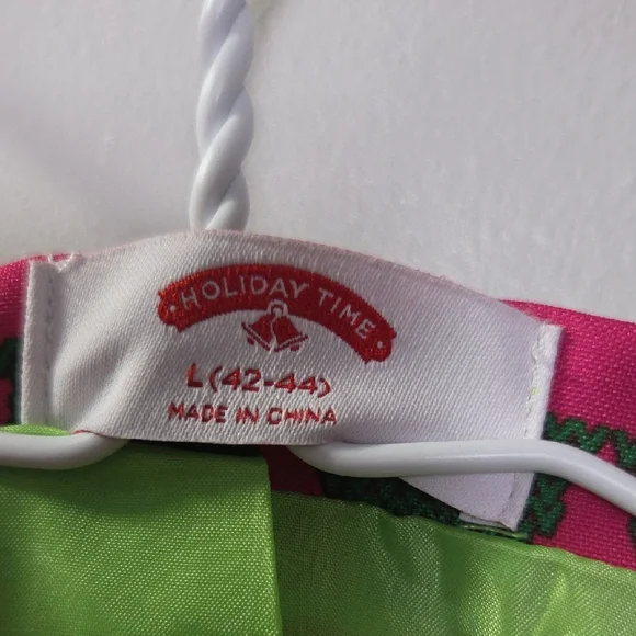 Holiday Time Pink and Green Blazer - Picture 2 of 2